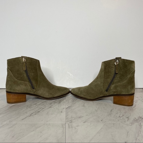 New! Cole Haan Maci Green Suede Bootie 7B - Picture 5 of 13
